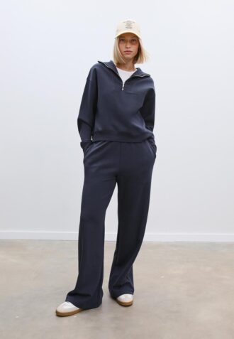 Sudadera de cuello alto con cremallera