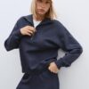 Sudadera de cuello alto con cremallera Sudadera de cuello alto con cremallera