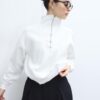 Sudadera de cuello alto con cremallera Sudadera de cuello alto con cremallera