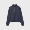 Sudadera de cuello alto con cremallera Sudadera de cuello alto con cremallera