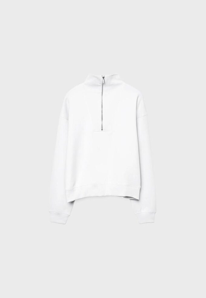 Sudadera de cuello alto con cremallera Sudadera de cuello alto con cremallera