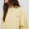 Sudadera de manga larga con cuello redondo y texto Sudadera de manga larga con cuello redondo y texto