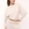 Sudadera de manga murciélago de tacto suave Sudadera de manga murciélago de tacto suave