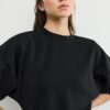 Sudadera de manga murciélago de tacto suave Sudadera de manga murciélago de tacto suave