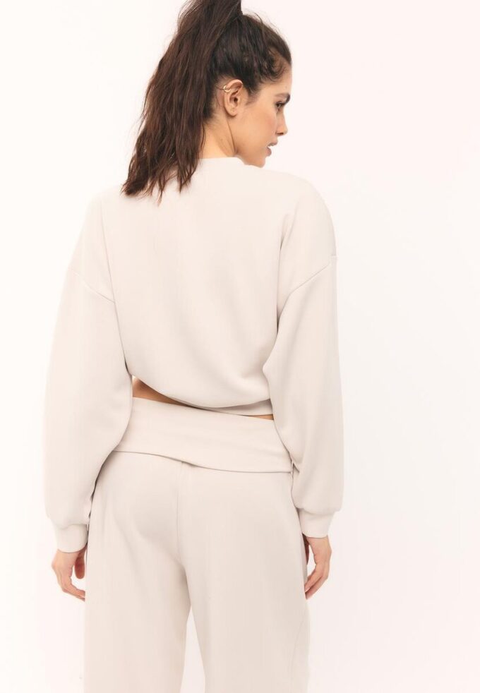 Sudadera de manga murciélago de tacto suave Sudadera de manga murciélago de tacto suave