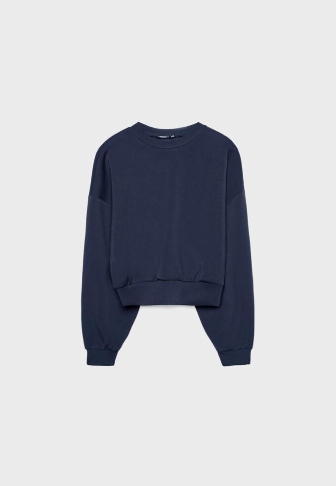 Sudadera de manga murciélago de tacto suave Sudadera de manga murciélago de tacto suave