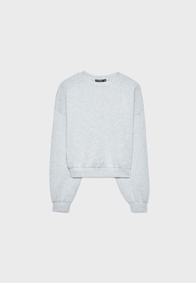 Sudadera de manga murciélago de tacto suave Sudadera de manga murciélago de tacto suave