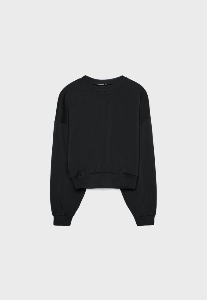 Sudadera de manga murciélago de tacto suave Sudadera de manga murciélago de tacto suave