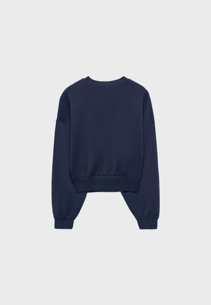 Sudadera de manga murciélago de tacto suave Sudadera de manga murciélago de tacto suave