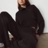 Sudadera de tacto suave con cremallera lateral Sudadera de tacto suave con cremallera lateral