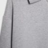 Sudadera de tacto suave con cremallera lateral Sudadera de tacto suave con cremallera lateral