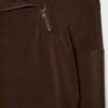 Sudadera de tacto suave con cremallera lateral Sudadera de tacto suave con cremallera lateral