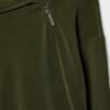 Sudadera de tacto suave con cremallera lateral Sudadera de tacto suave con cremallera lateral