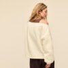 Sudadera estampada con cuello barco Sudadera estampada con cuello barco