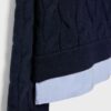 Suéter de punto de dos tejidos con cuello desmontable Suéter de punto de dos tejidos con cuello desmontable