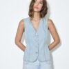Top ajustado de denim Top ajustado de denim