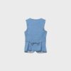 Top ajustado de denim Top ajustado de denim