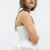 Top bustier con volantes Top bustier con volantes
