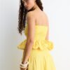 Top bustier con volantes Top bustier con volantes
