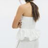 Top bustier con volantes Top bustier con volantes