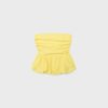 Top bustier con volantes Top bustier con volantes