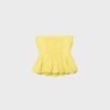 Top bustier con volantes Top bustier con volantes