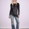 Top camisola asimétrico de encaje Top camisola asimétrico de encaje