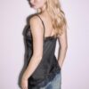Top camisola asimétrico de encaje Top camisola asimétrico de encaje
