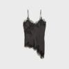 Top camisola asimétrico de encaje Top camisola asimétrico de encaje