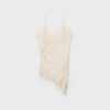 Top camisola asimétrico de encaje Top camisola asimétrico de encaje
