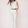 Top con espalda nadadora efecto lino Top con espalda nadadora efecto lino