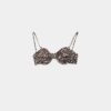 Top de bikini balconette con estampado animal Top de bikini balconette con estampado animal