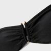 Top de bikini bandeau con cuello en U Top de bikini bandeau con cuello en U