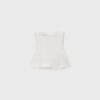 Top de bikini bandeau con escote corazón