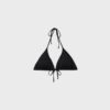 Top de bikini triangular brillante Top de bikini triangular brillante