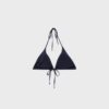 Top de bikini triangular brillante Top de bikini triangular brillante