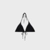 Top de bikini triangular brillante Top de bikini triangular brillante