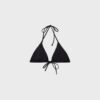 Top de bikini triangular con tachuelas Top de bikini triangular con tachuelas