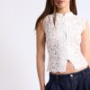Top de encaje estilo qipao Top de encaje estilo qipao