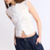 Top de encaje estilo qipao Top de encaje estilo qipao