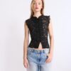 Top de encaje estilo qipao Top de encaje estilo qipao