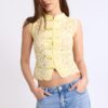 Top de encaje estilo qipao Top de encaje estilo qipao