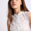 Top de encaje estilo qipao Top de encaje estilo qipao