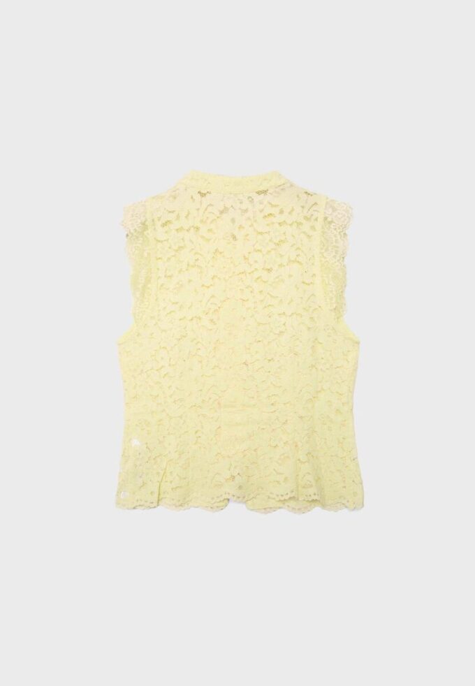 Top de encaje estilo qipao Top de encaje estilo qipao