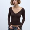 Top de encaje Seamless Top de encaje Seamless