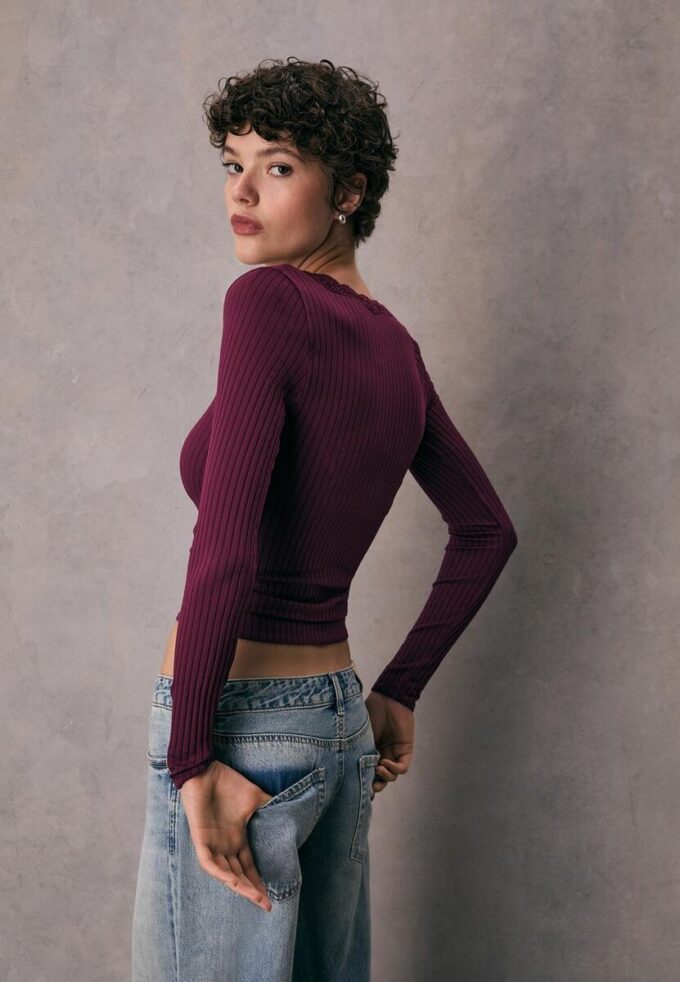 Top de encaje Seamless Top de encaje Seamless