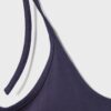 Top de punto con cuello halter Top de punto con cuello halter