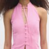 Top halter con botones estilo qipao Top halter con botones estilo qipao