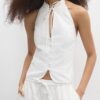 Top halter con botones estilo qipao Top halter con botones estilo qipao