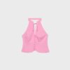 Top halter con botones estilo qipao Top halter con botones estilo qipao